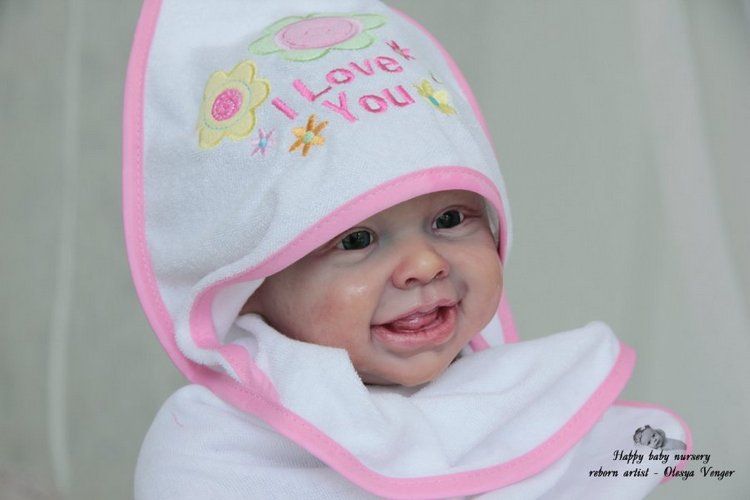 Мой солнечный лучик, моя радуга, мое счастье, моя Милена, Миленочка, Милеша. Кукла реборн Олеси Венгер