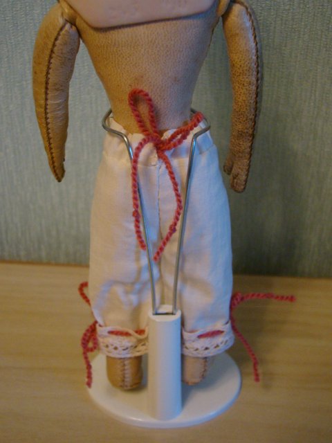 Антикварная карманная кукла Bähr & Pröschild на французском модном теле (фото 10)