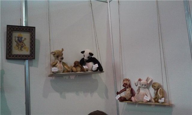 Мои мишки тедди на выставке АРТ-Красноярск 2015 (фото 3)