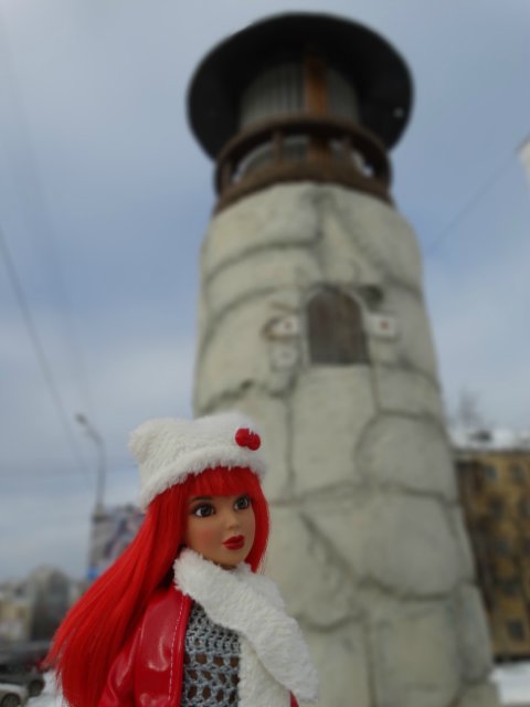 Прогулка с куколками LIV в снежный день