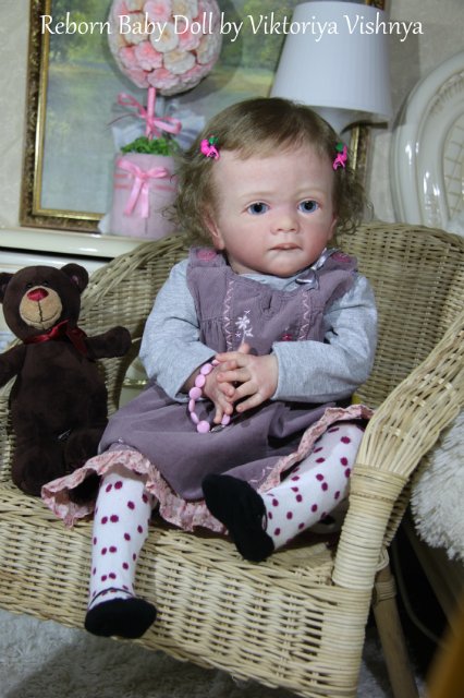 Настенька из сказки Морозко! Куколка реборн Виктории Вишни