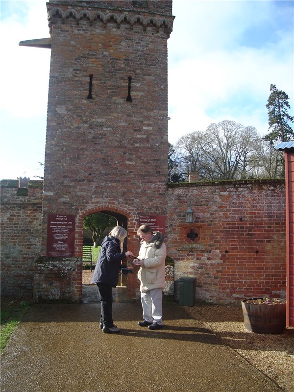 Как гномик Ditte за подснежниками ходила