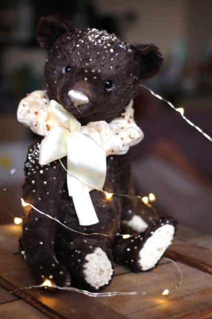 Мишки тедди День и Ночь. Авторские игрушки Татьяны Матляк