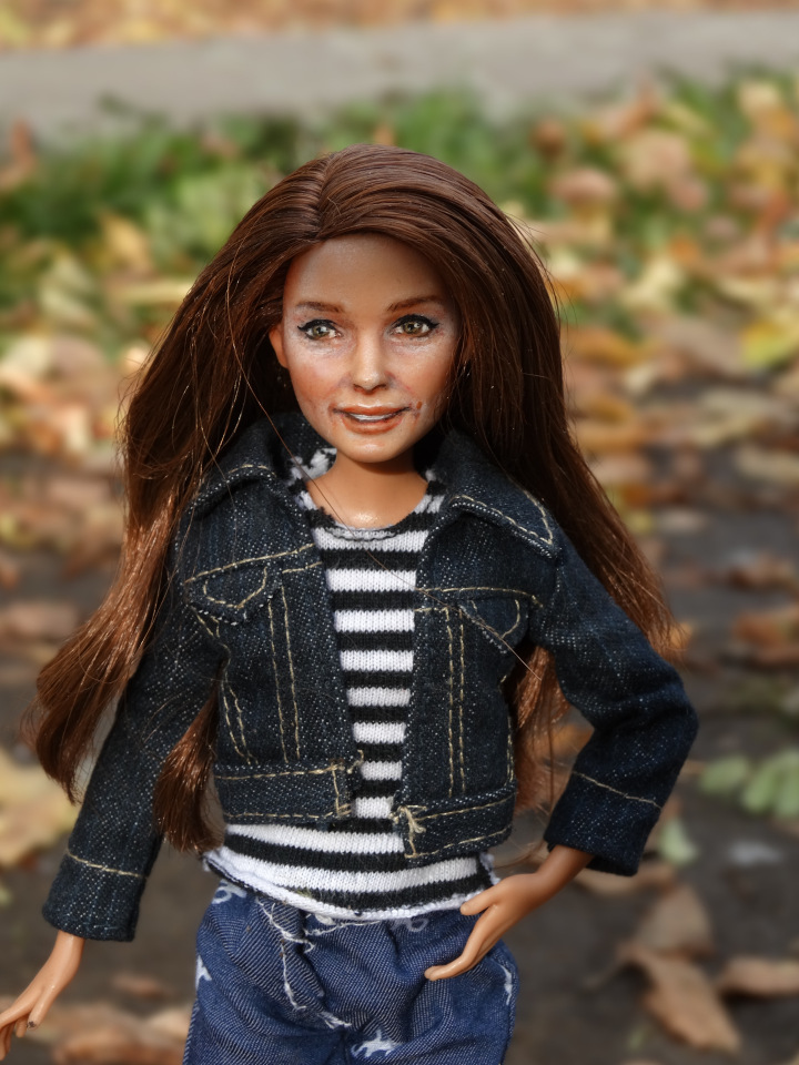 Портретный ООАК Барби - я и Саша (фото 6)