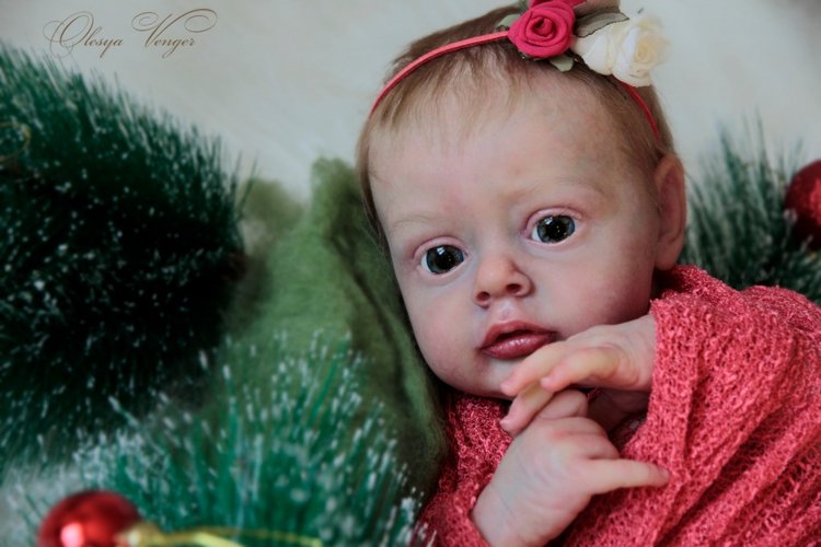 Моя Хлоя, мой любознательный Совенок, кукла реборн Олеси Венгер