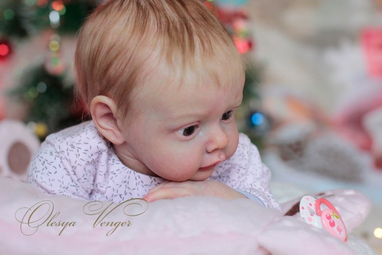 Моя Хлоя, мой любознательный Совенок, кукла реборн Олеси Венгер