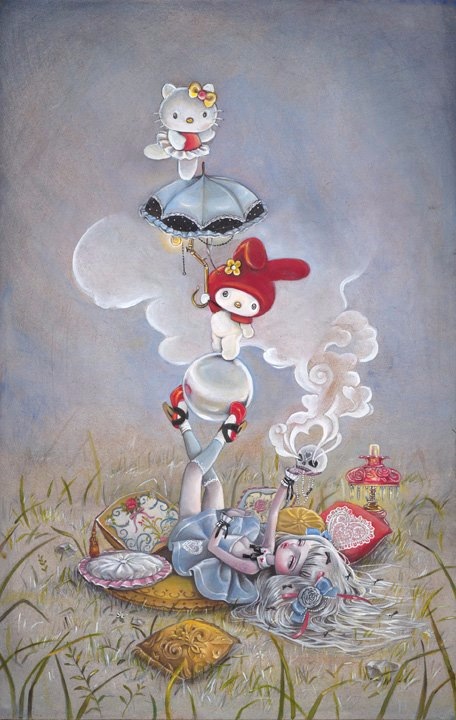 Мрачные и прекрасные куклы художницы Кукула (Kukula) в оригинальных арт иллюстрациях Натали Абрамович. Много фото