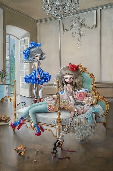 Мрачные и прекрасные куклы художницы Кукула (Kukula) в оригинальных арт иллюстрациях Натали Абрамович. Много фото