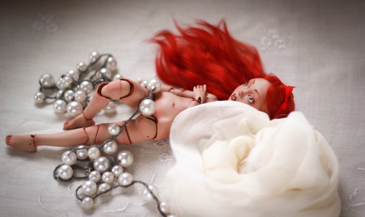 Девочки-эльфийки от Skvorkadolls. Шарнирные авторские куклы (фото 8)