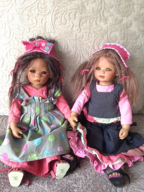 Клубные мини Химочки Reki и Leleti, коллекционные куклы A. Himstedt (фото 3)