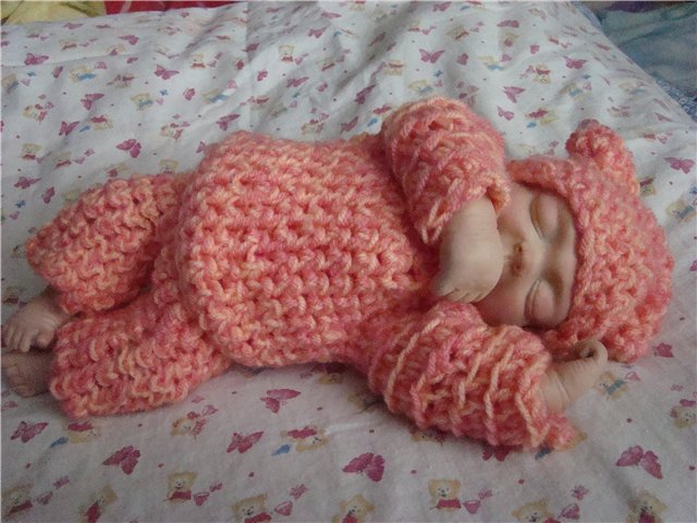 Сладкий, сахарный комочек....Кукла из пластика своими руками