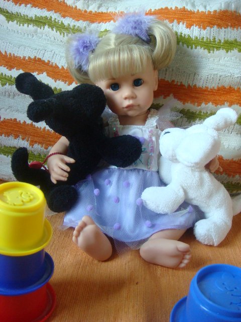 Наша трогательная малышка Машенька. Малышка-феечка Gotz из серии Kinderland Doll (фото 9)