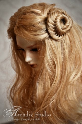 Невероятные парики для кукол БЖД от: Amadiz Studio (фото 8)