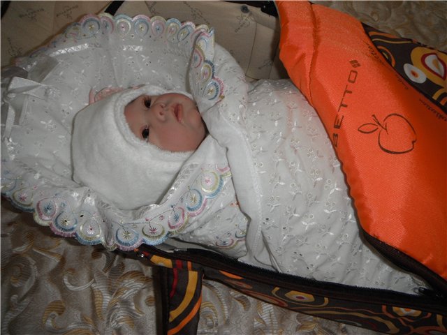 Моя кареглазая кукла реборн Василиса (фото 4)