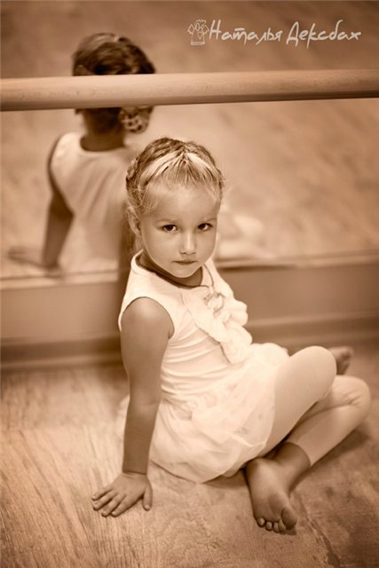 Голубая танцовщица или Магия балета. Фарфоровая коллекционная кукла от Донны Руберт