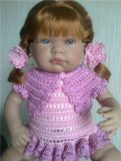 А мы очень любим розовый цвет или последние вязалочки по летним мотивам (фото 6)