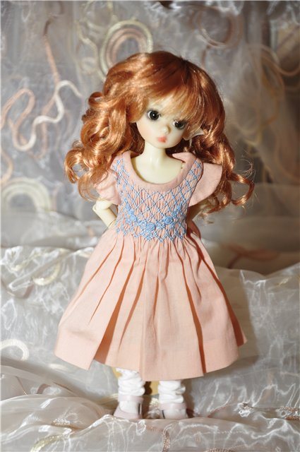 Зеленоглазое рыжее солнышко. Мой первый тиник Lillie Elf от Kaye Wiggs (фото 3)