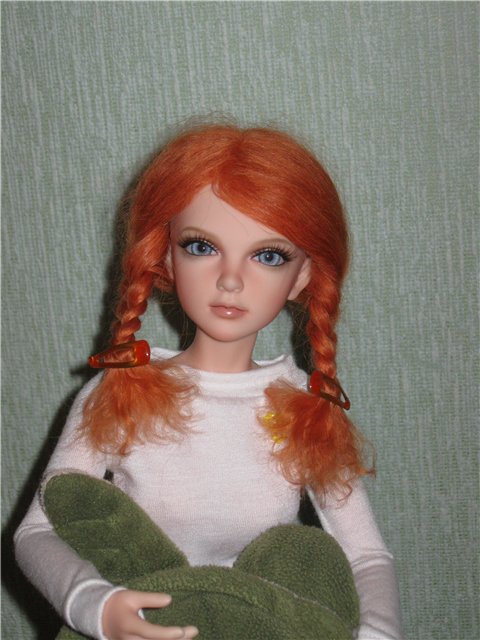 Золотые ручки 2. Паричок для куклы БЖД Iplehouse JID Leona