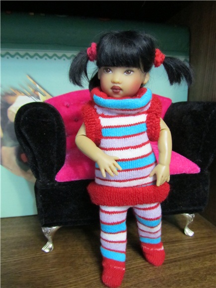 Маленькая история о маленькой девочке. Коллекционная кукла от Helen Kish