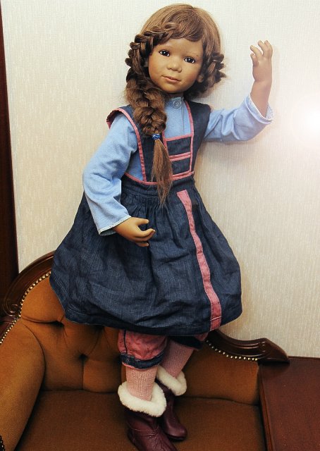 Дитя улиц и одновременно нежнейшее создание Сина куколка от Annette Himstedt 2004г.выпуска (фото 10)