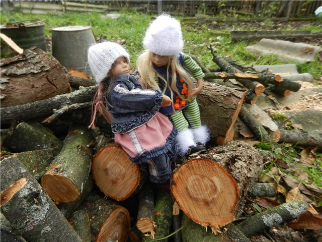 Мои крохотульки на природе. Клубные куколки от Аннет Химштед