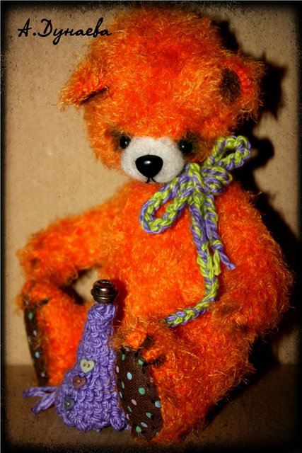 Маленький француз Маню - игрушка вязанная крючком