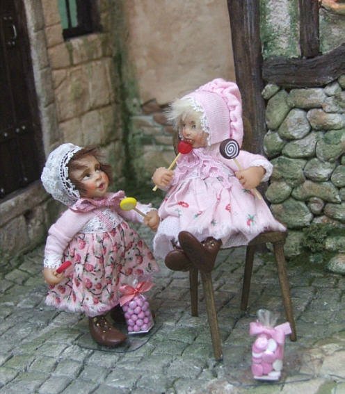 Микромир Силке Янас-Шлессер. Куклы Silke Janas-Schloesser dolls