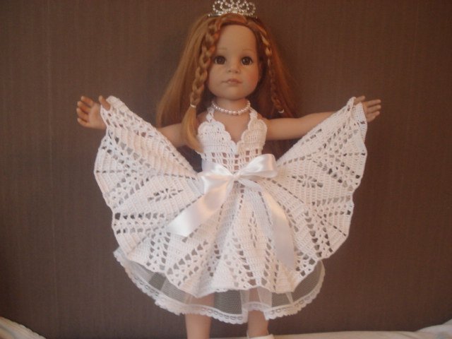 Белое кружево. Вязание для кукол Готц | Бэйбики Белое кружево. Вязание для кукол Готц (фото 4)