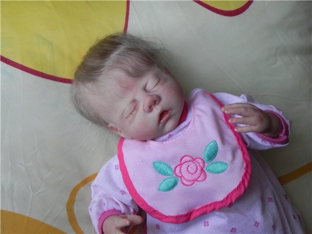 Дюймовочка Анютка. Кукла реборн от Светланы Преображенской (фото 6)