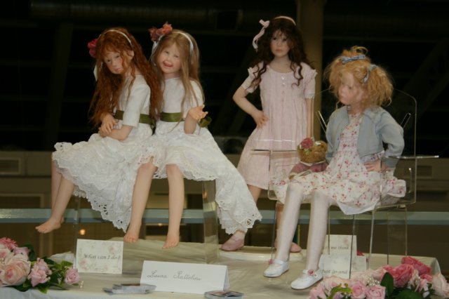 Куклы Лауры Скаттолини на выставке VII Международный салон кукол в Москве