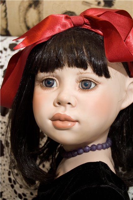 Девочка из января — Куклы Christine Orange (Кристин Оранж): фарфор (фото 9)