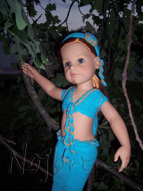 Ханна Gotz. Русалочка — Одежда и обувь для кукол своими руками: фото (фото 7)