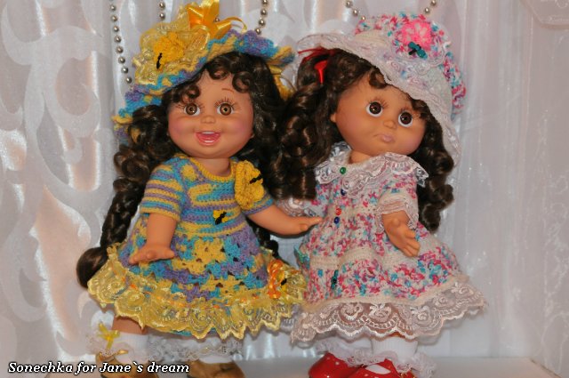 Барышни-кокетки... Все дело в шляпе??? Sonechka для Galoob - Baby Face, ч.2