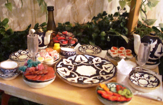 Шашлык остывает! Кукольная миниатюра своими руками