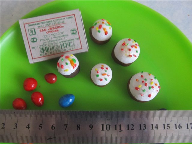 Готовимся к Светлому Христовому воскресению. Мастер класс по кукольной миниатюре - пасхальный кулич и яйца-крашенки