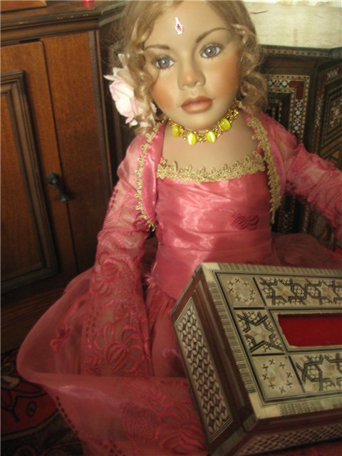 Моя индийская Принцесса приехала! Фарфоровые куклы от Томас Бейкер (фото 3)