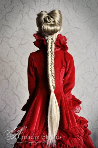 парики для кукол БЖД от: Amadiz Studio