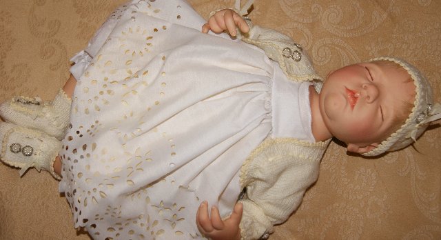 Hildegard Gunzel 2010 Resin Dolls - baby Miriam нежная булочка - сплюшечка