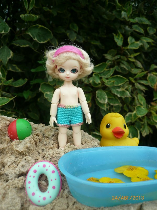 Летние забавы. БЖД куколка - Сосенка Пин (фото 8)