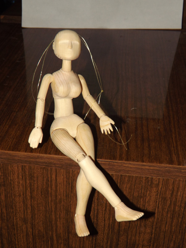 Одним глазом в мастерскую или 2-я кукла из дерева Клевакина Михаила (фото 2)