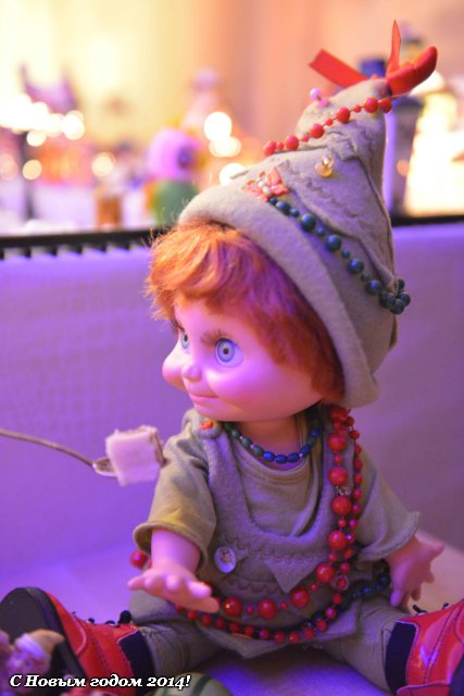 Новогодняя сказка "В гости к Санте" для дочки в сопровождении Шерри