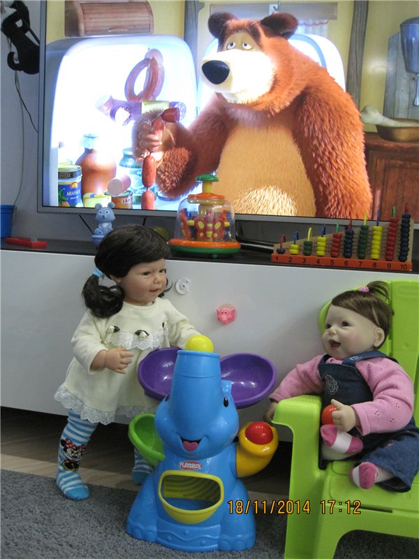 Две сестрёнки. Куклы Lee Middleton Лёля и Катюша