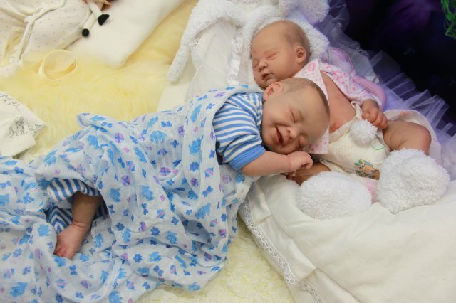 Мои двойняшки-кукла реборн Элины Кудрявцевой