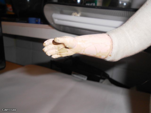 Реставрация самых ранних антикварных кукол Effanbee, 1912 год. + БОНУС, поработаем с кракелюром (фото 7)