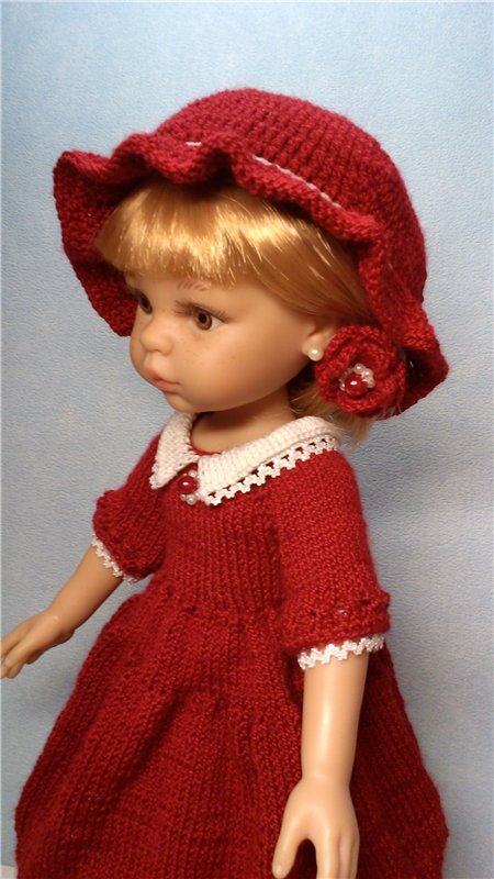 Красное платье | Бэйбики Красное платье — Куклы Paola Reina (Паола Рейна): новинки (фото 8)