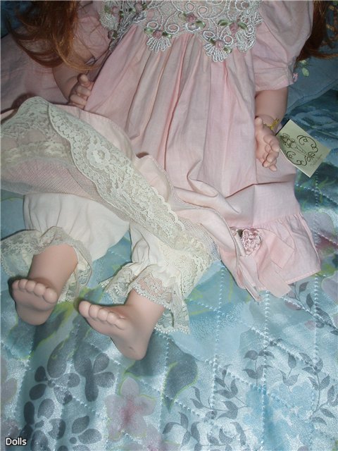 Фарфоровая кукла Ариэль от F.Spanos. Цветочный ангел из моей коллекции кукол