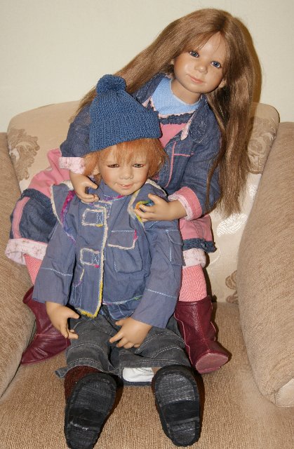 Freddie и Fina -дети улиц коллекция 2004 года Annete Himstedt