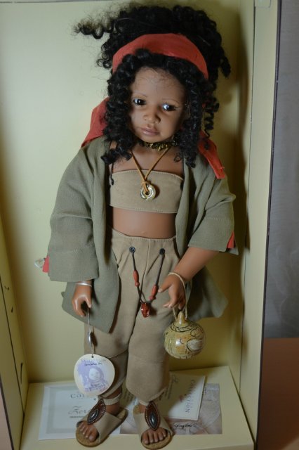 И снова она - коллекционная кукла Беттины Фергенспан (Bettina Fergenspan) для Zapf - Bindhi (фото 2)