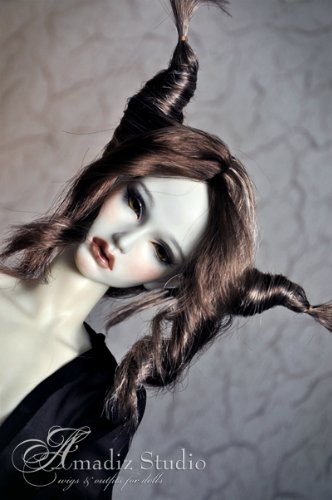 Невероятные парики для кукол БЖД от: Amadiz Studio