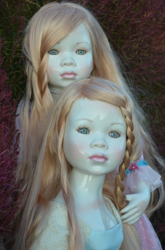 Лунные девочки или необычное творение Ширли (Shirley) - глазурованная кукла Мариэль (Mariele)